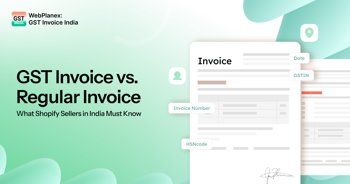 GST invoice vs Regular Invoice